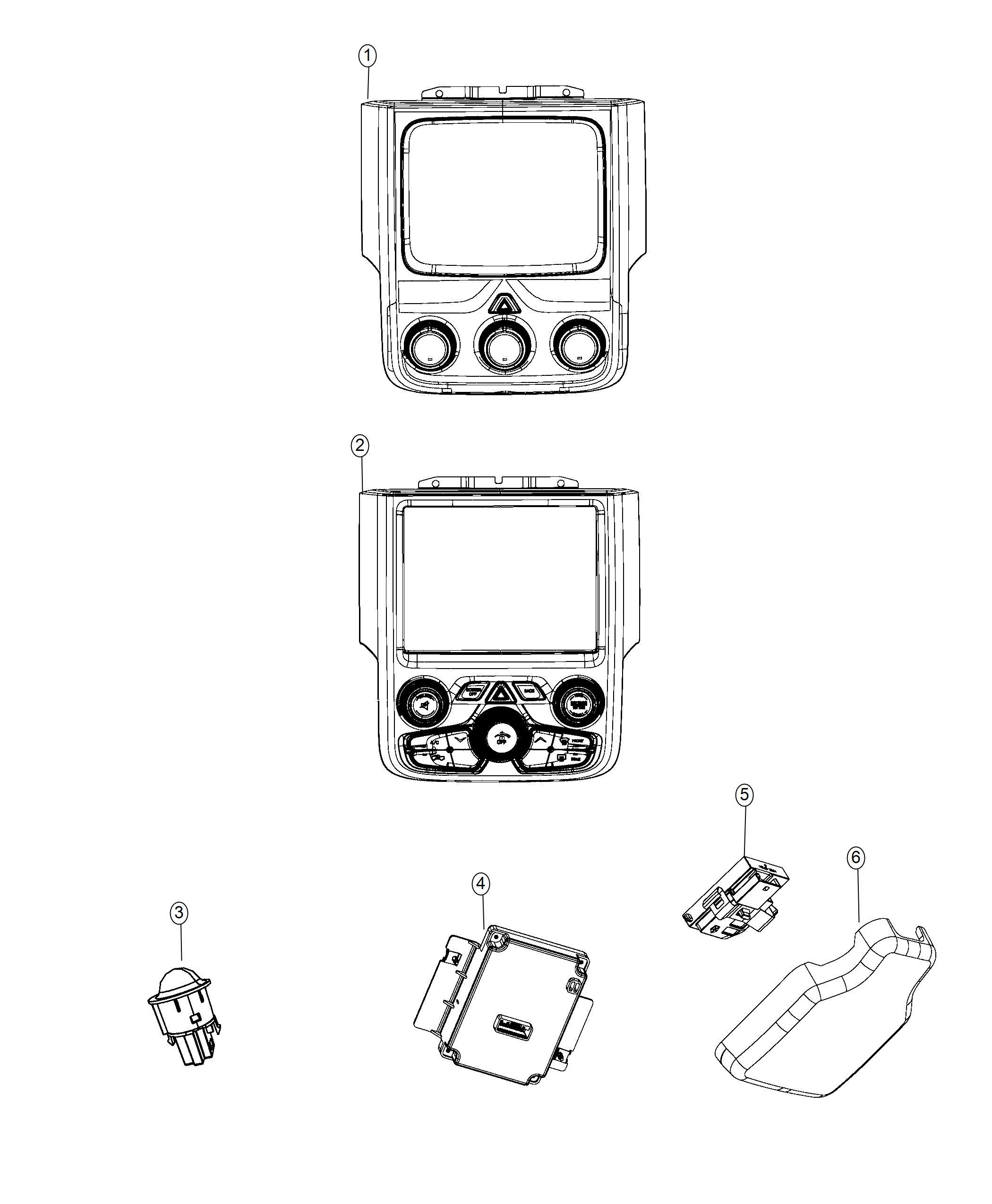 A/C and Heater Controls. Diagram