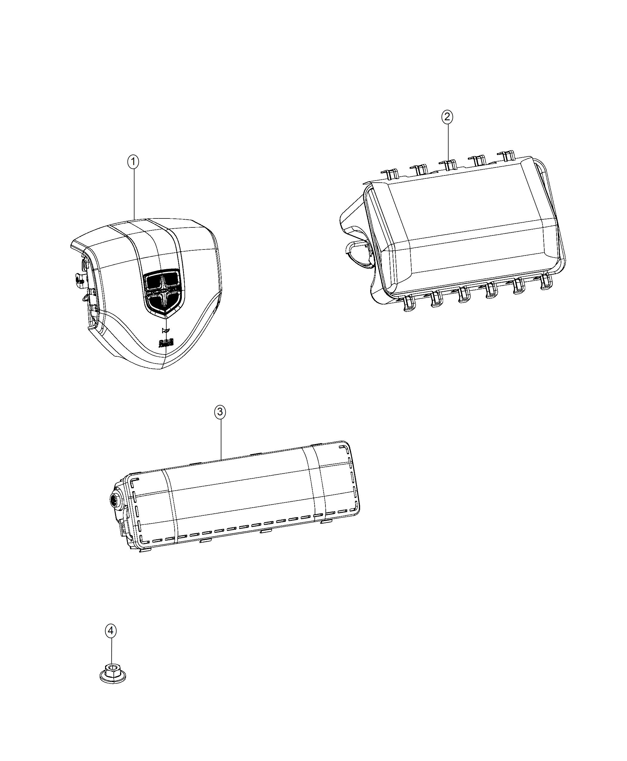 Air Bags - Front. Diagram