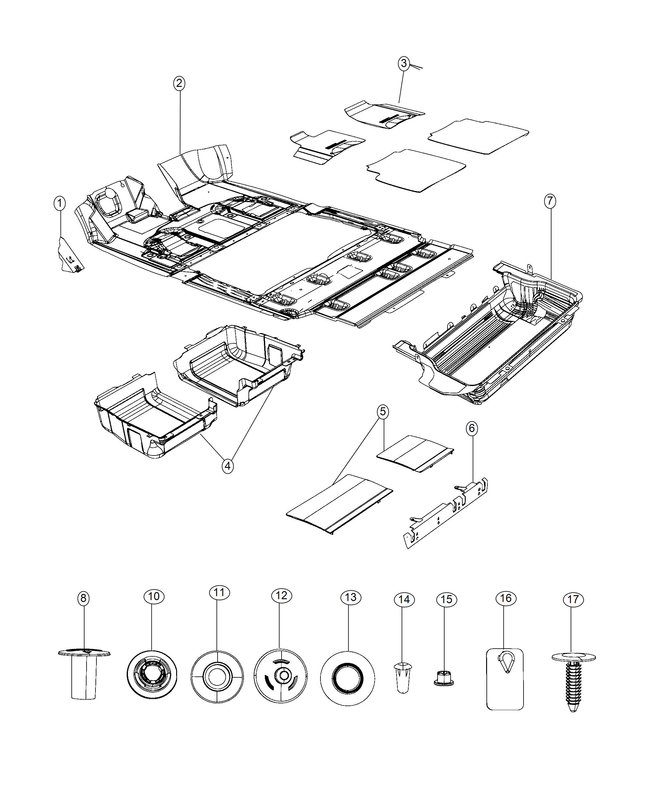 Carpet and Mats. Diagram