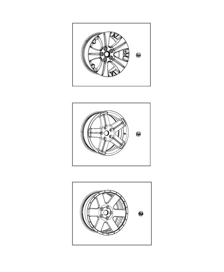 Diagram Wheel Kit. for your Ram 1500  