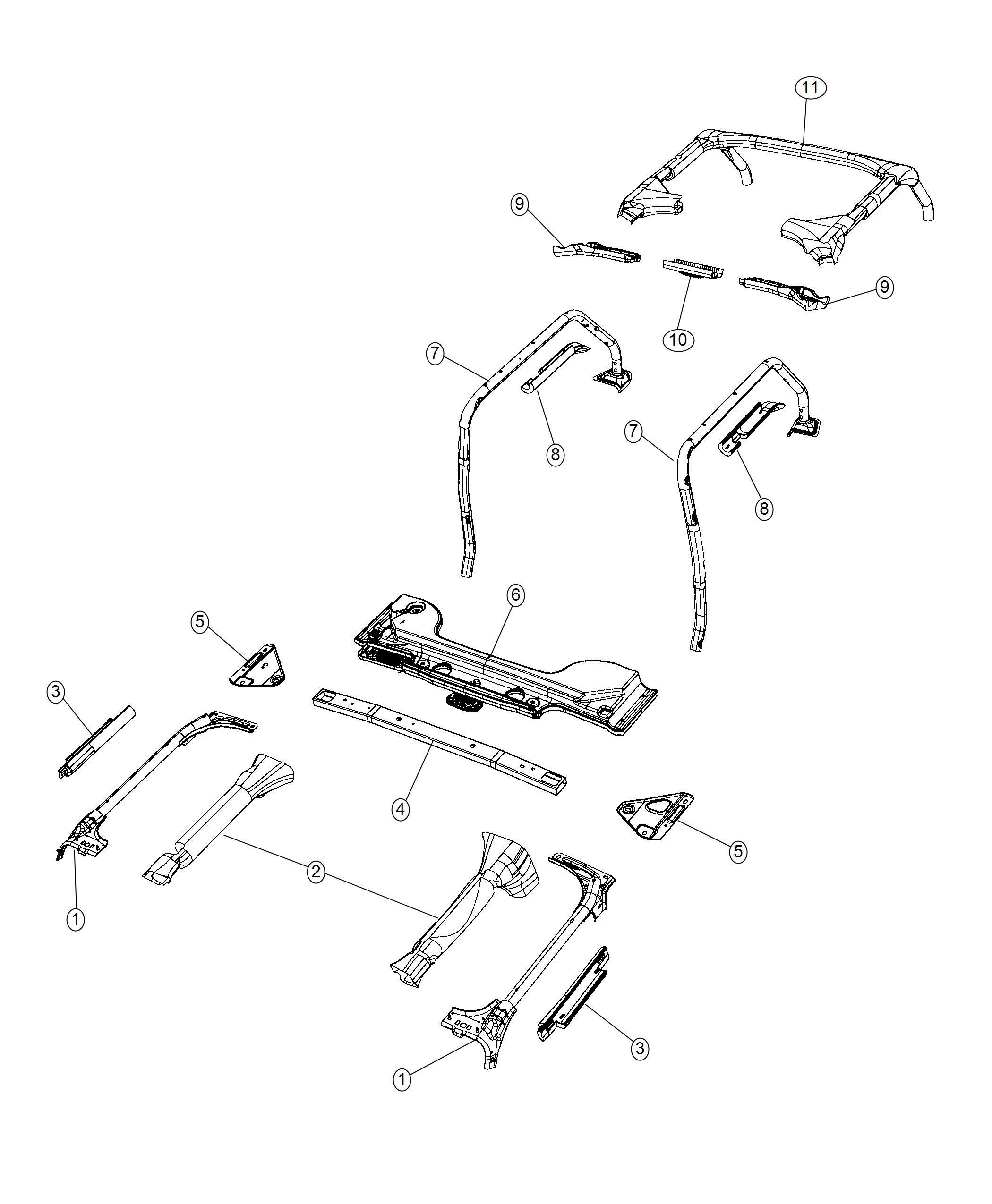 Diagram Sport Bar. for your 2001 Chrysler 300  M 