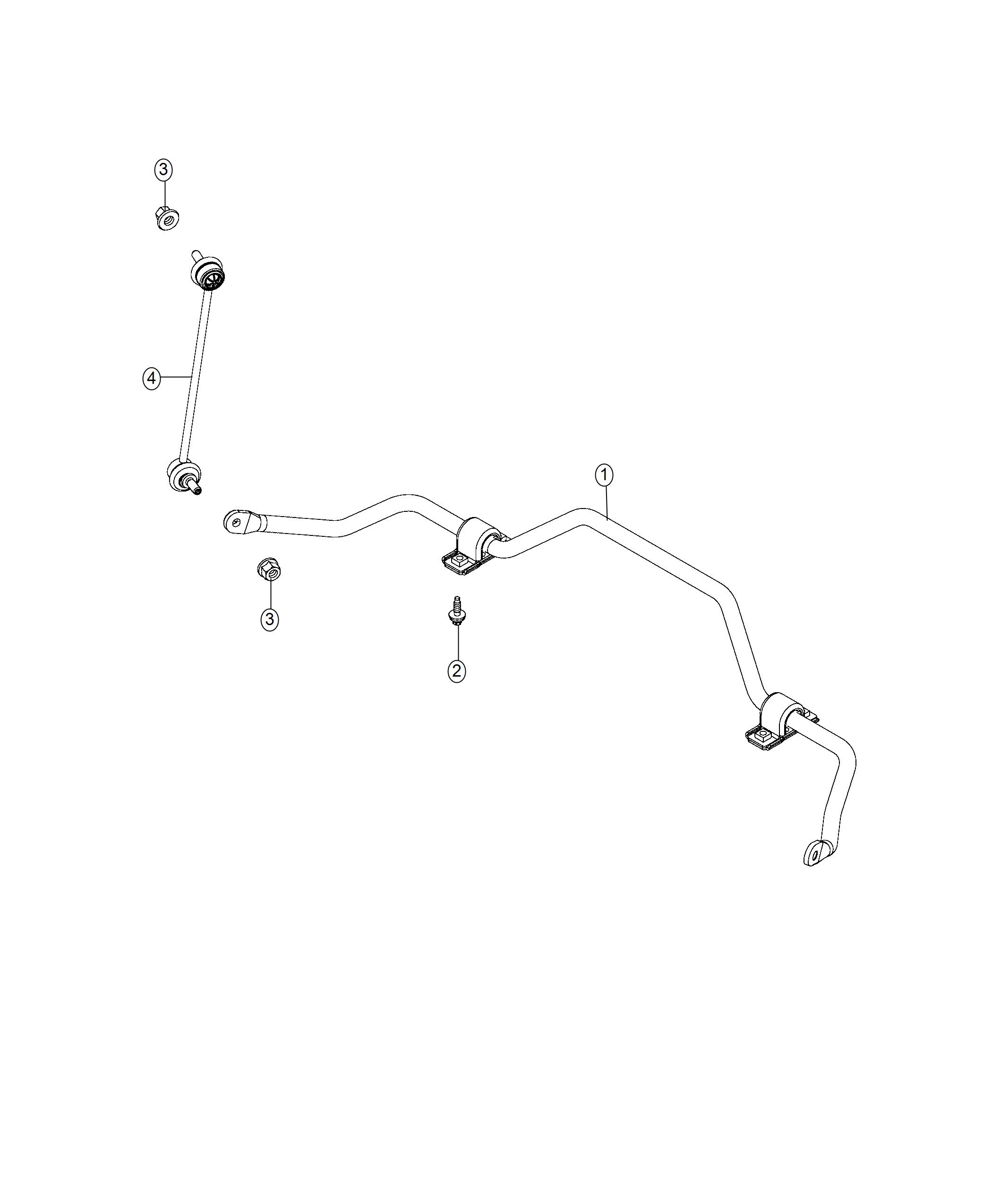 Front Stabilizer Bar. Diagram