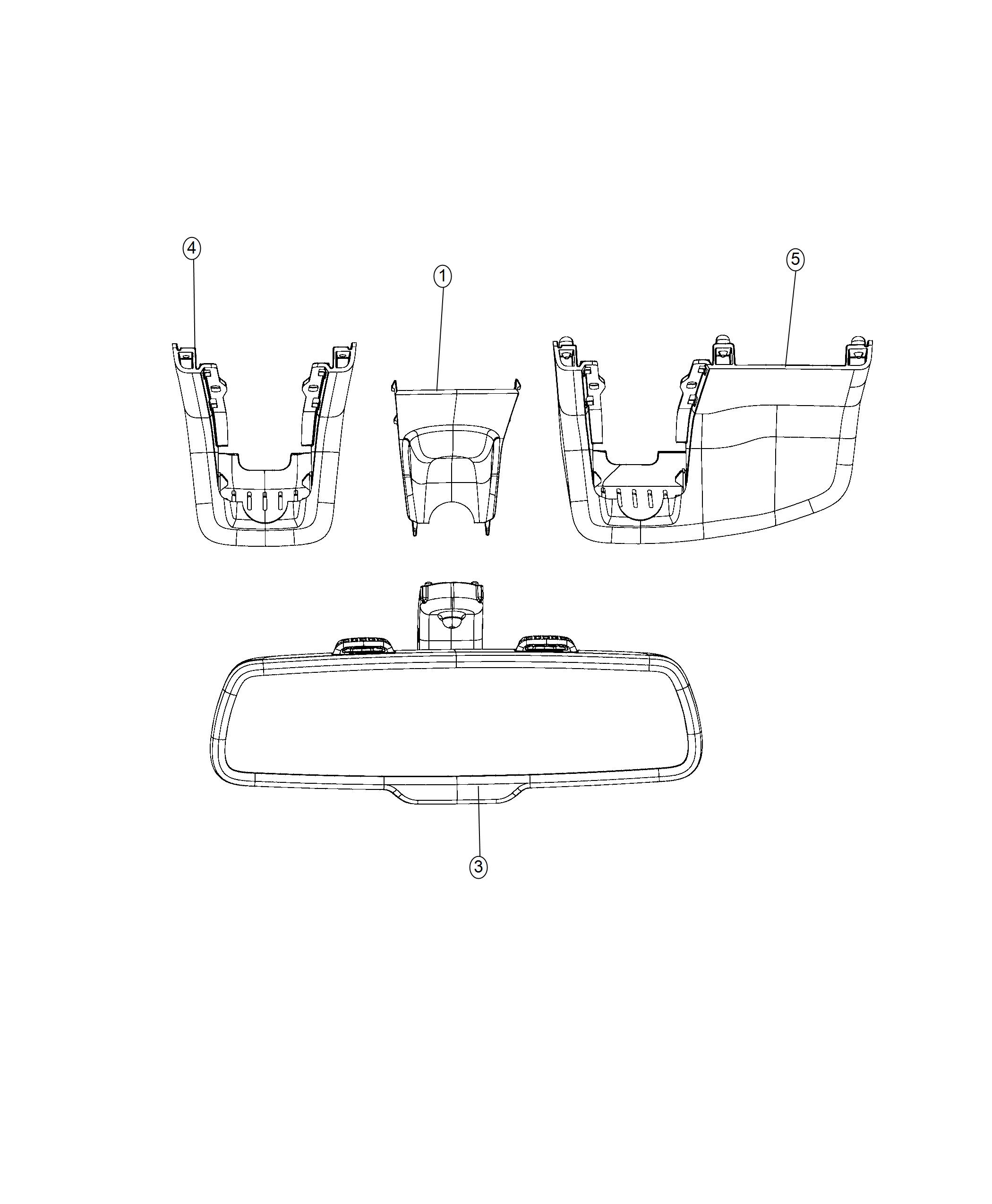 Diagram Inside Rearview Mirror. for your 2000 Chrysler 300  M 