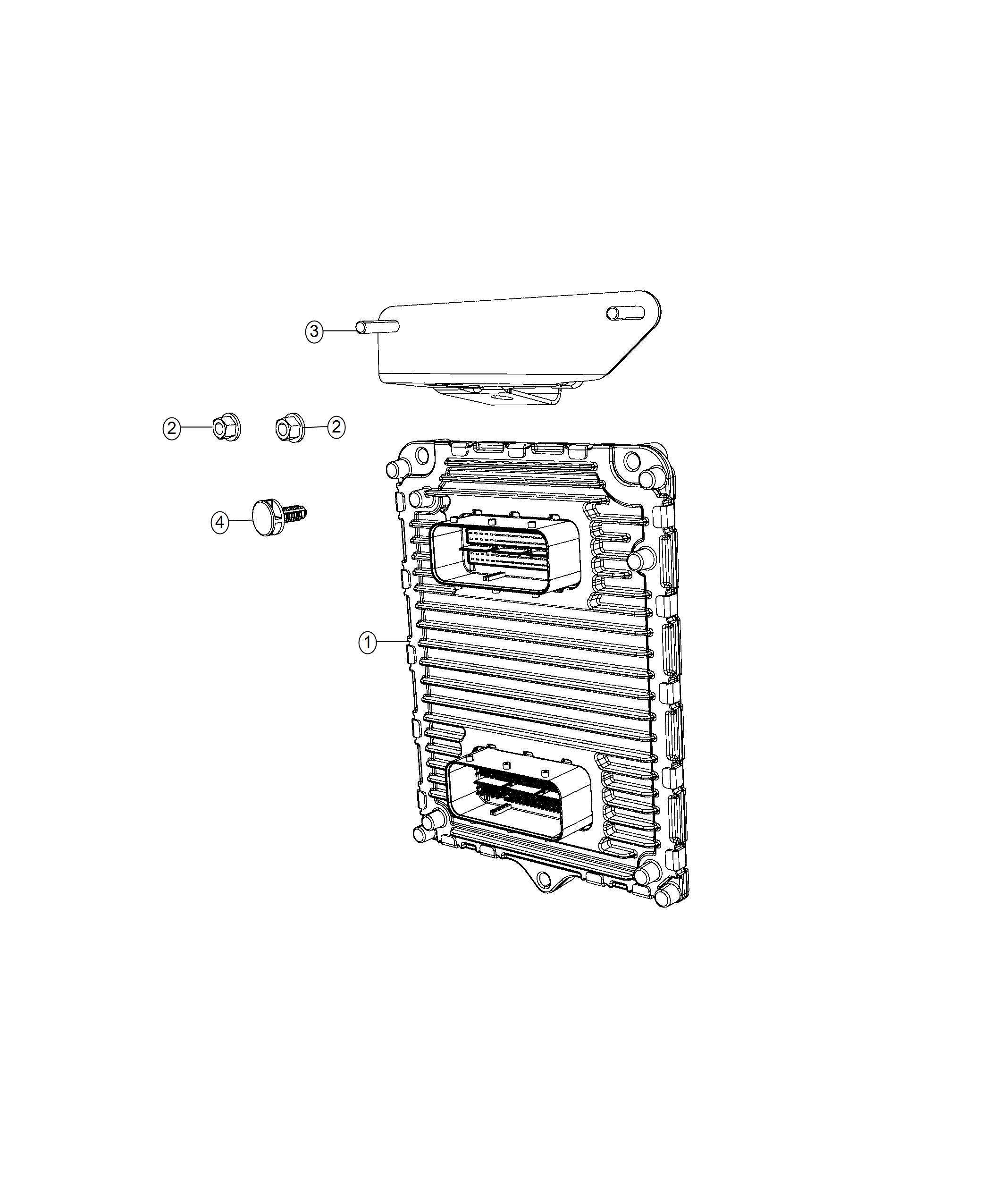 Diagram Module, Engine Control. for your 1999 Chrysler 300  M 