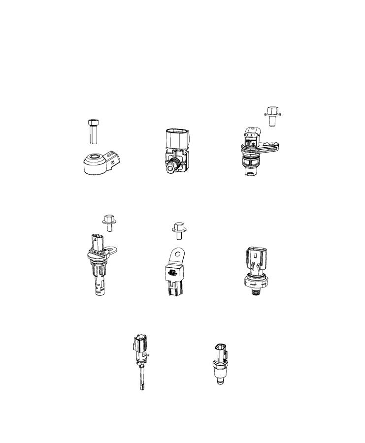 Diagram Sensors, Engine. for your 2006 Dodge Charger   