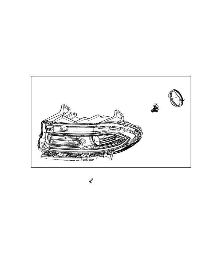 Diagram Parts, Headlamp Assembly and Service. for your Dodge