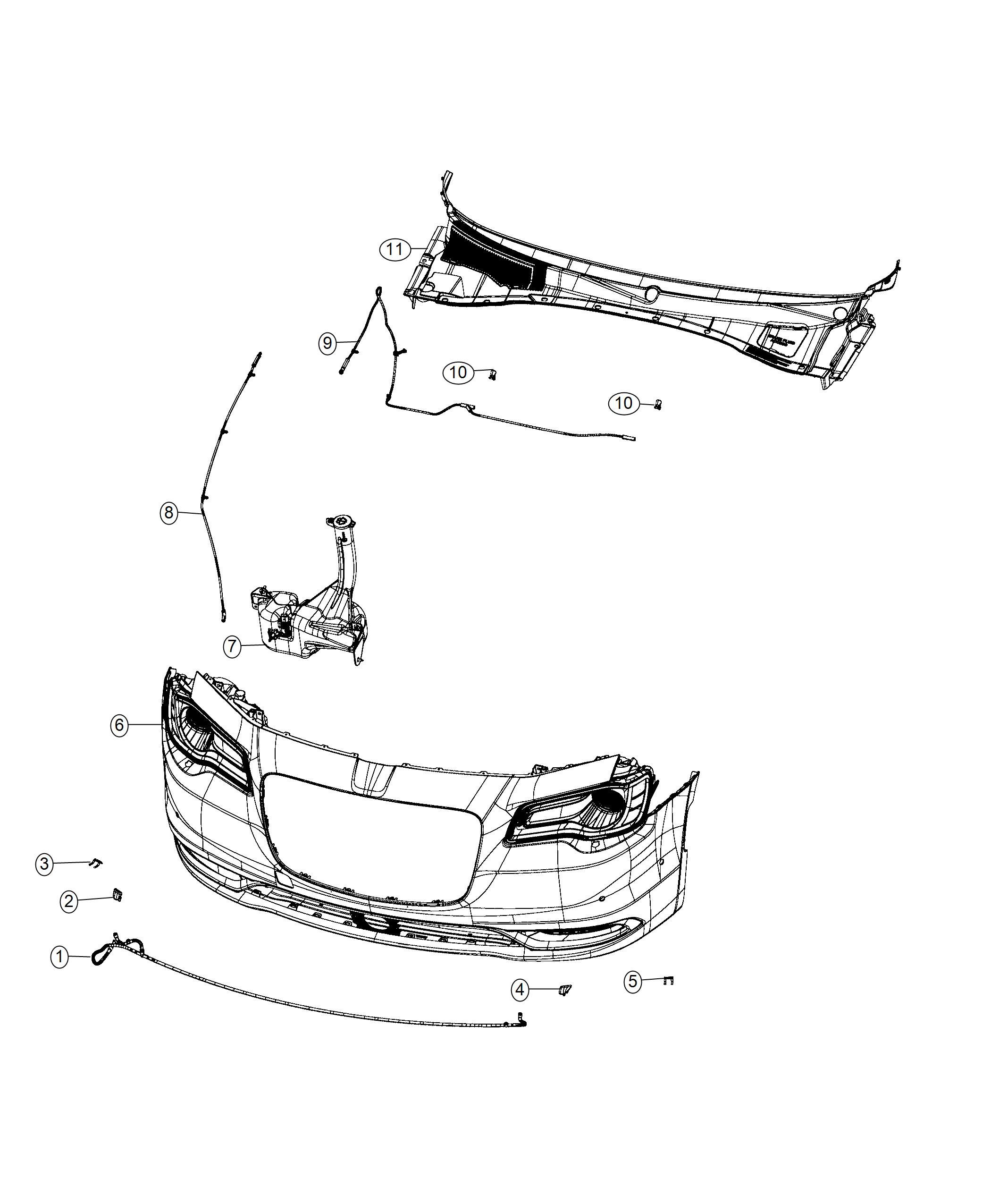 Diagram System, Headlamp and Windshield Washer. for your 2011 Chrysler Town & Country   