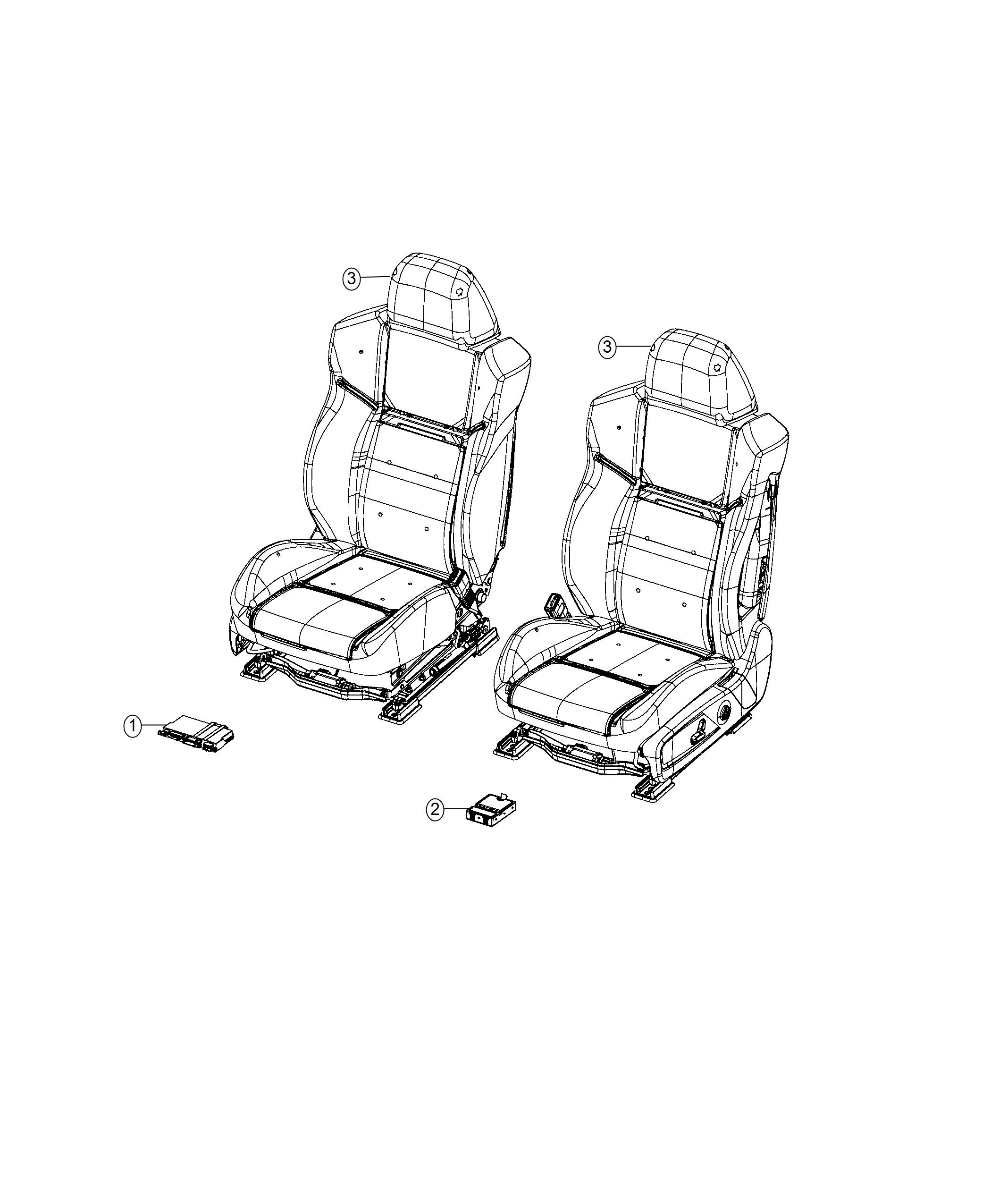 Diagram Module, Memory Seat, Heated Seat and Mirror. for your 2003 Chrysler 300 M  