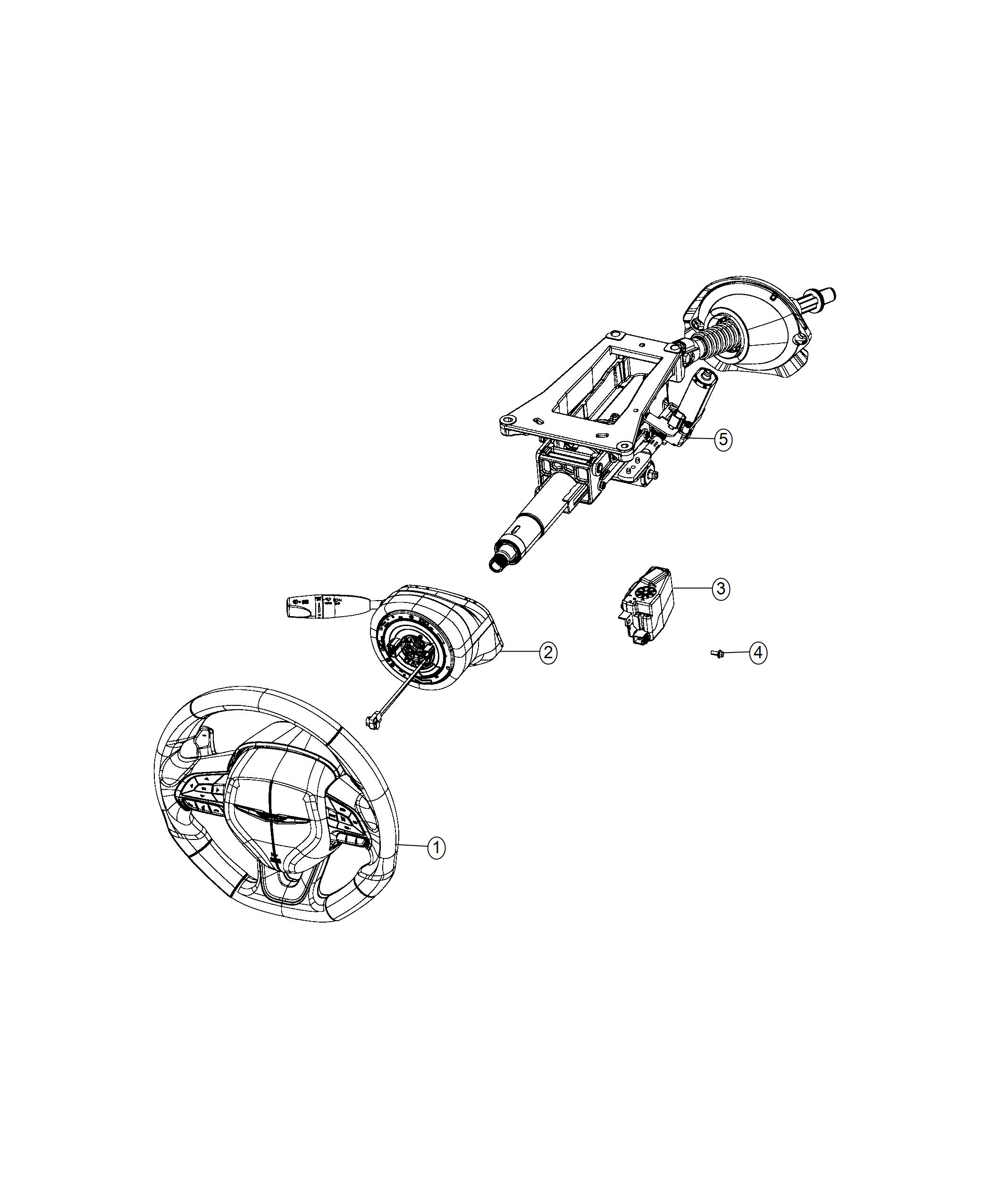 Diagram Module, Steering Lock. for your Dodge Avenger  