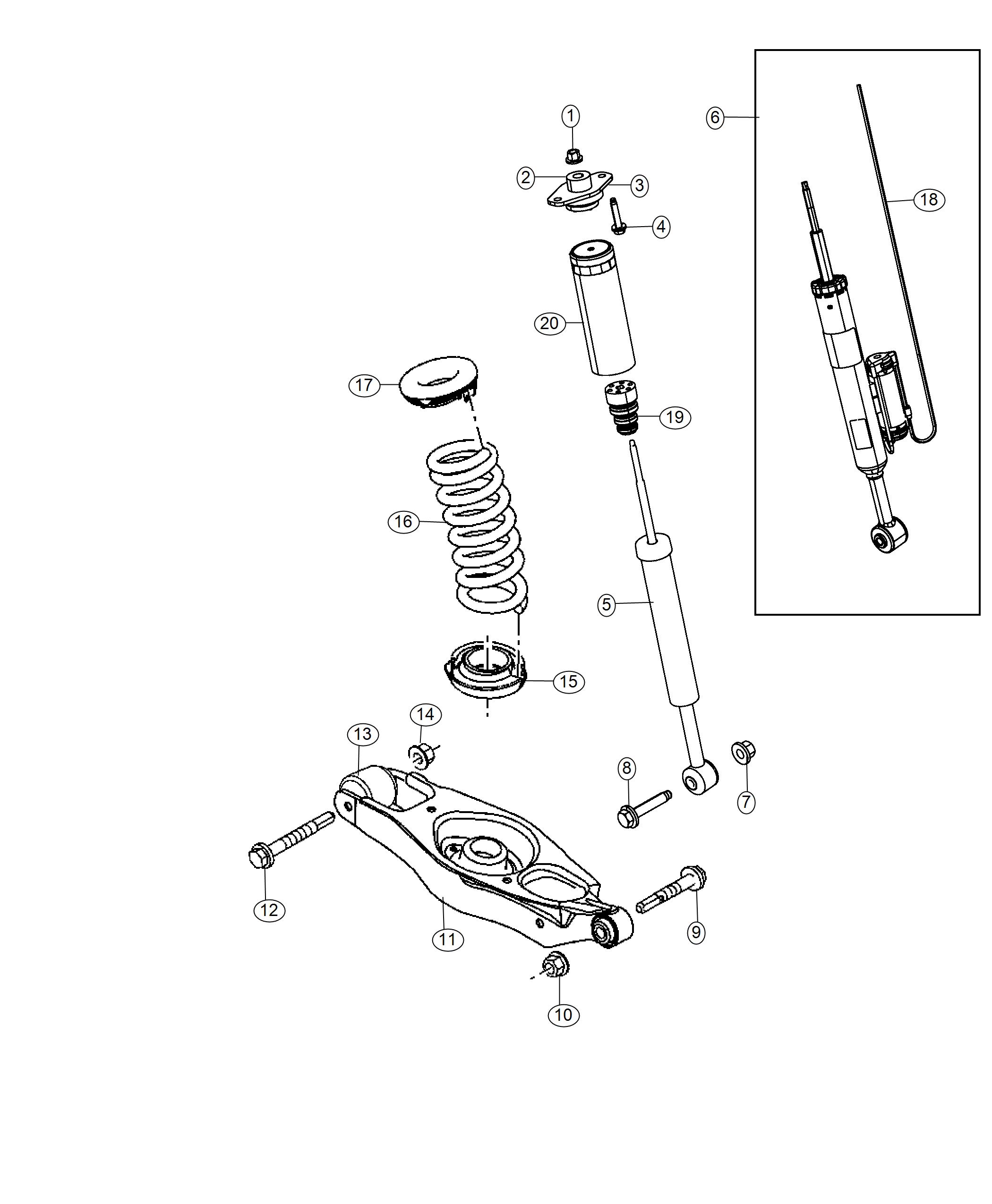 Diagram Suspension. for your 2003 Chrysler 300 M  