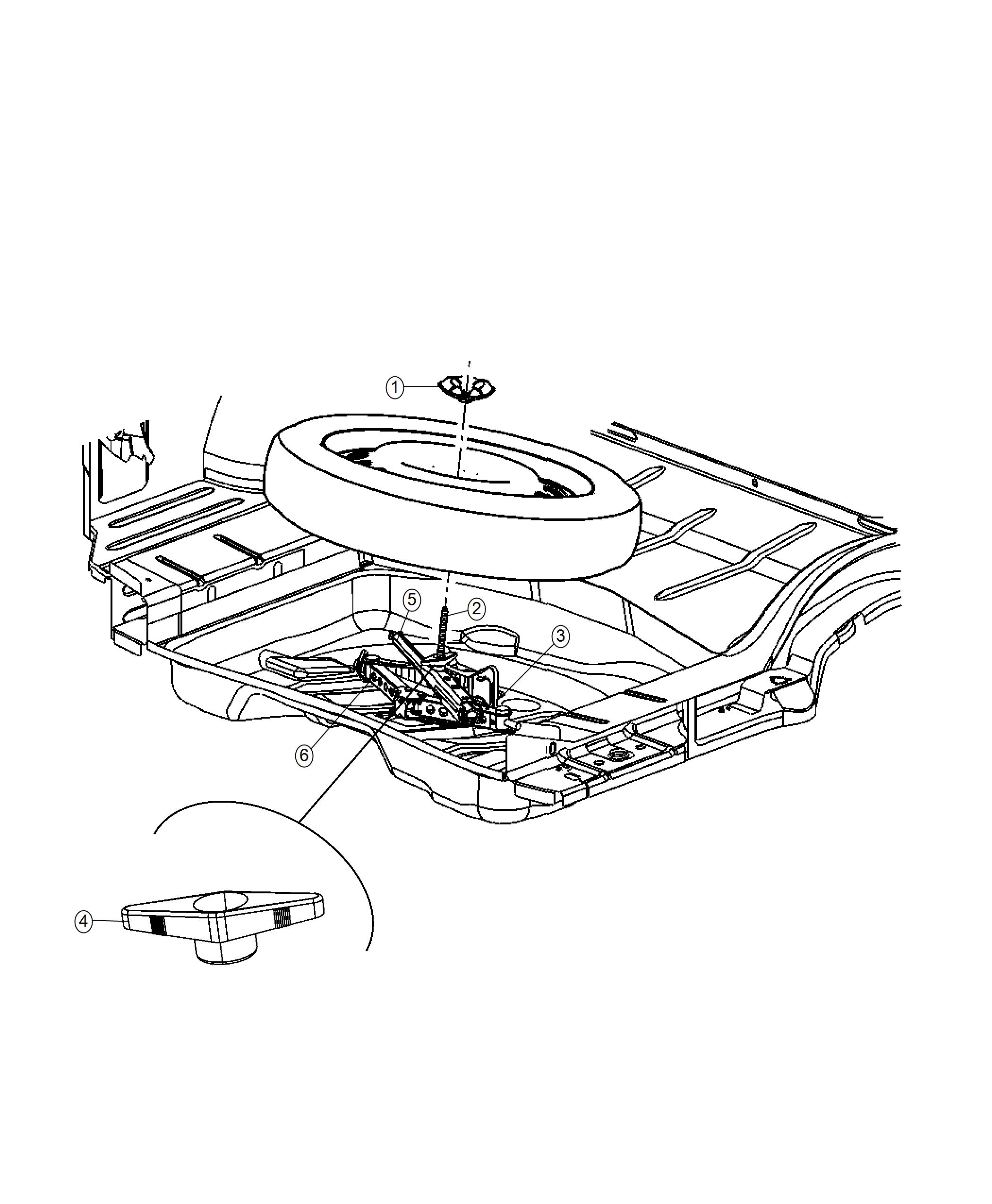 Diagram Jack Assembly And Tools. for your Chrysler