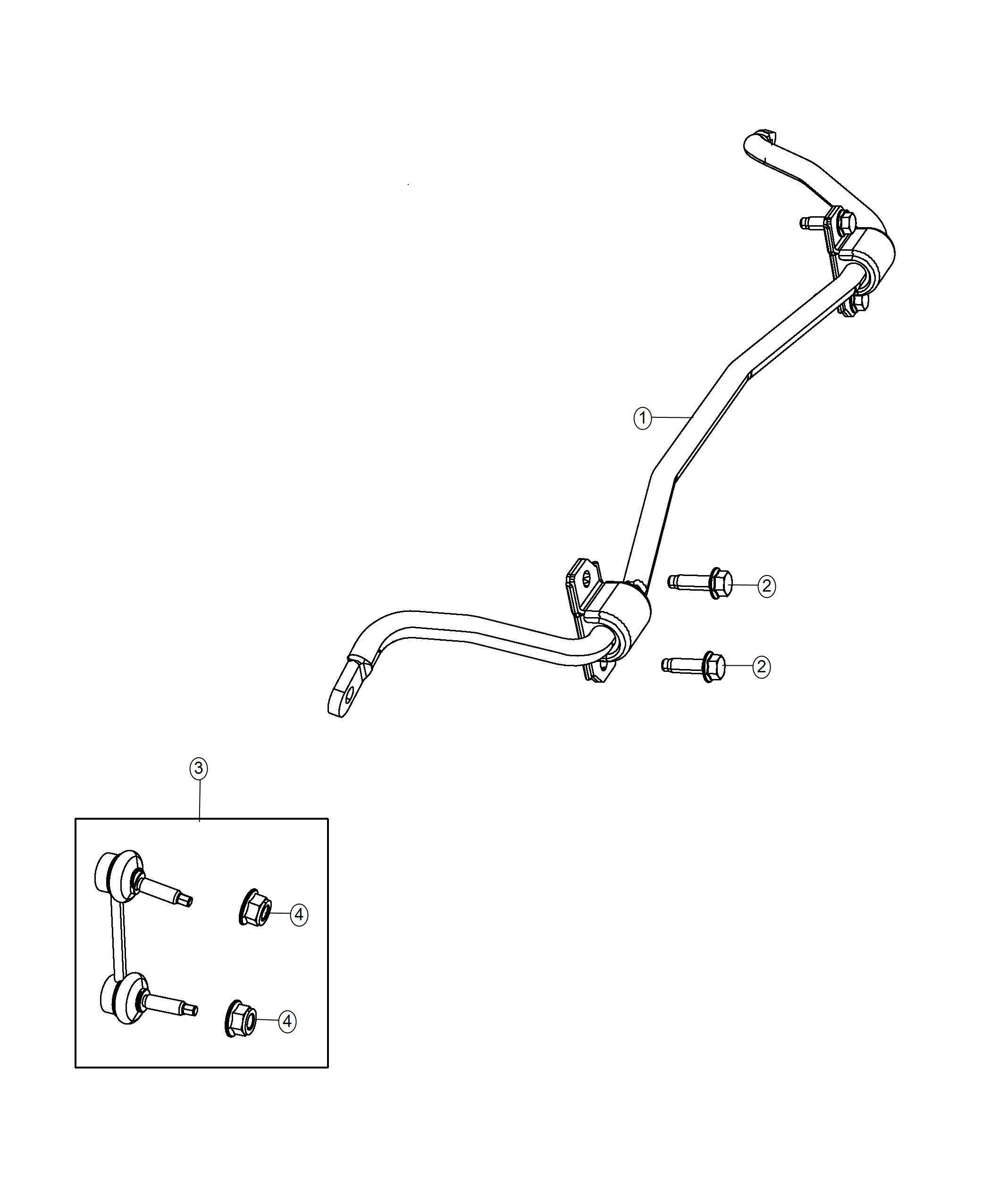 Diagram Stabilizer Bar,Rear. for your Dodge Durango  