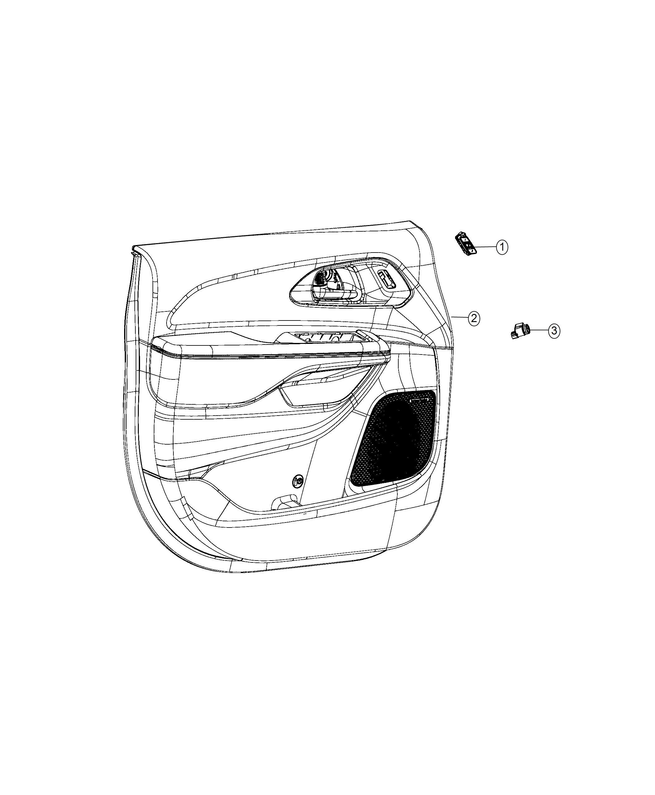 Diagram Switch, Memory Seat and Fuel Door. for your Chrysler