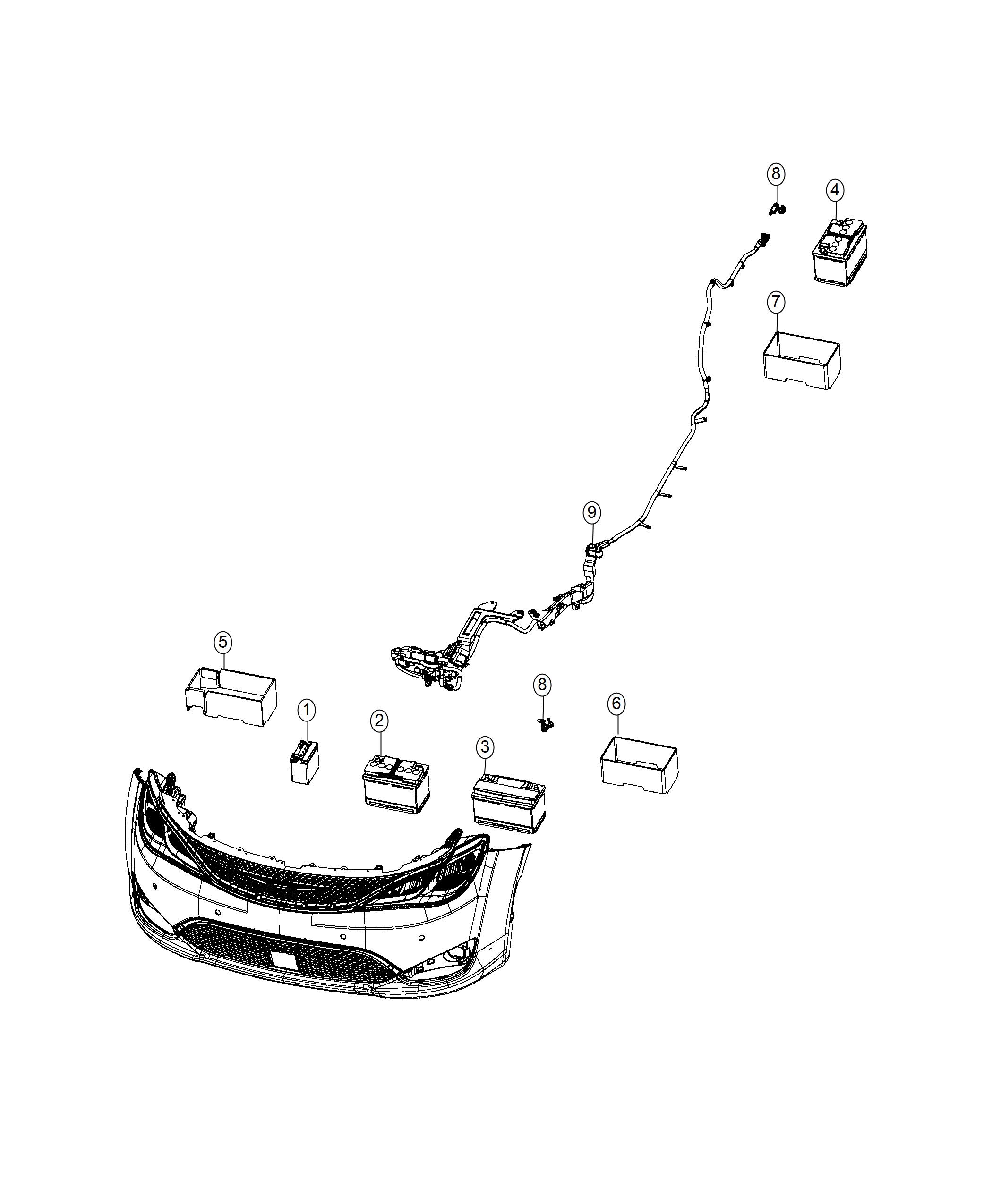 Battery. Diagram