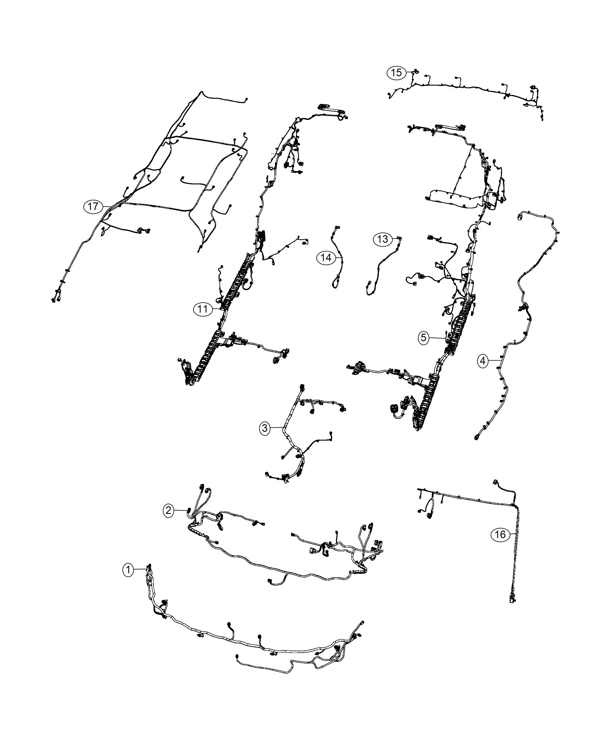 Diagram Wiring, Body. for your 2024 Chrysler Pacifica   