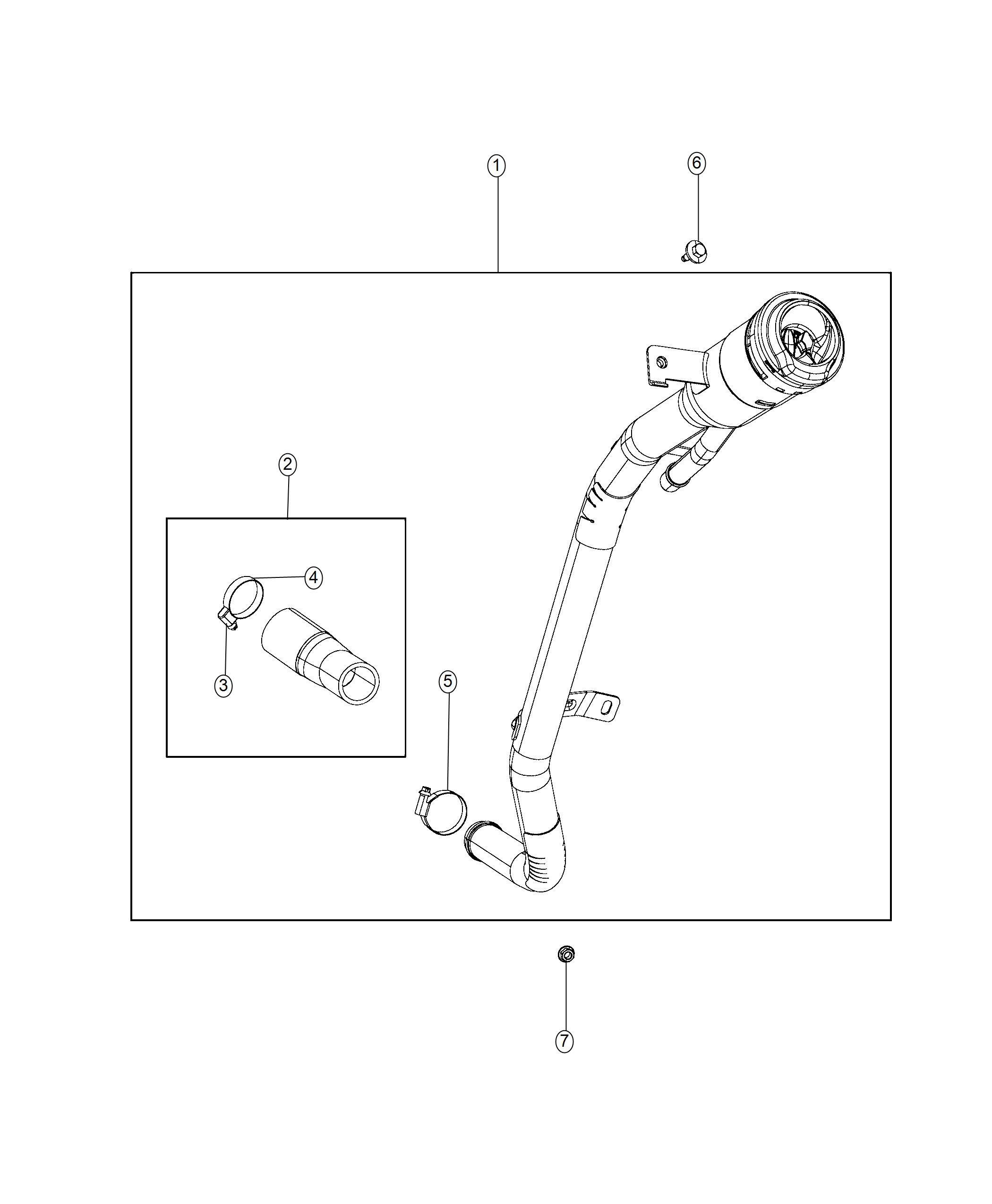 Fuel Tank Filler Tube. Diagram