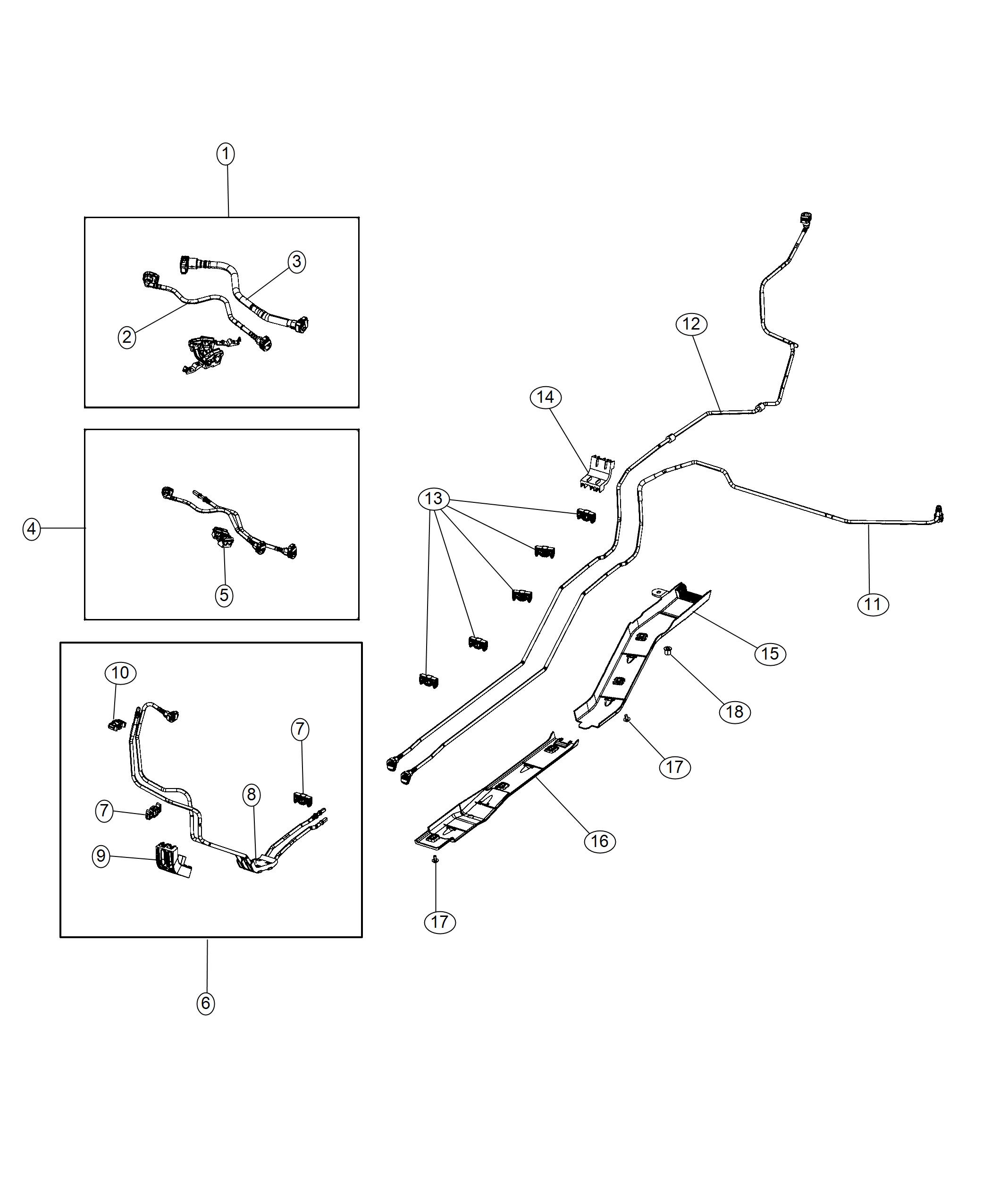 Diagram Fuel Lines 2.4L [2.4L I4 MULTIAIR ENGINE W/ ESS] [2.4L I4 ZERO EVAP M-AIR ENGINE W/ESS] [2.4L I4 MULTIAIR ENGINE]. for your 2011 Jeep Compass   