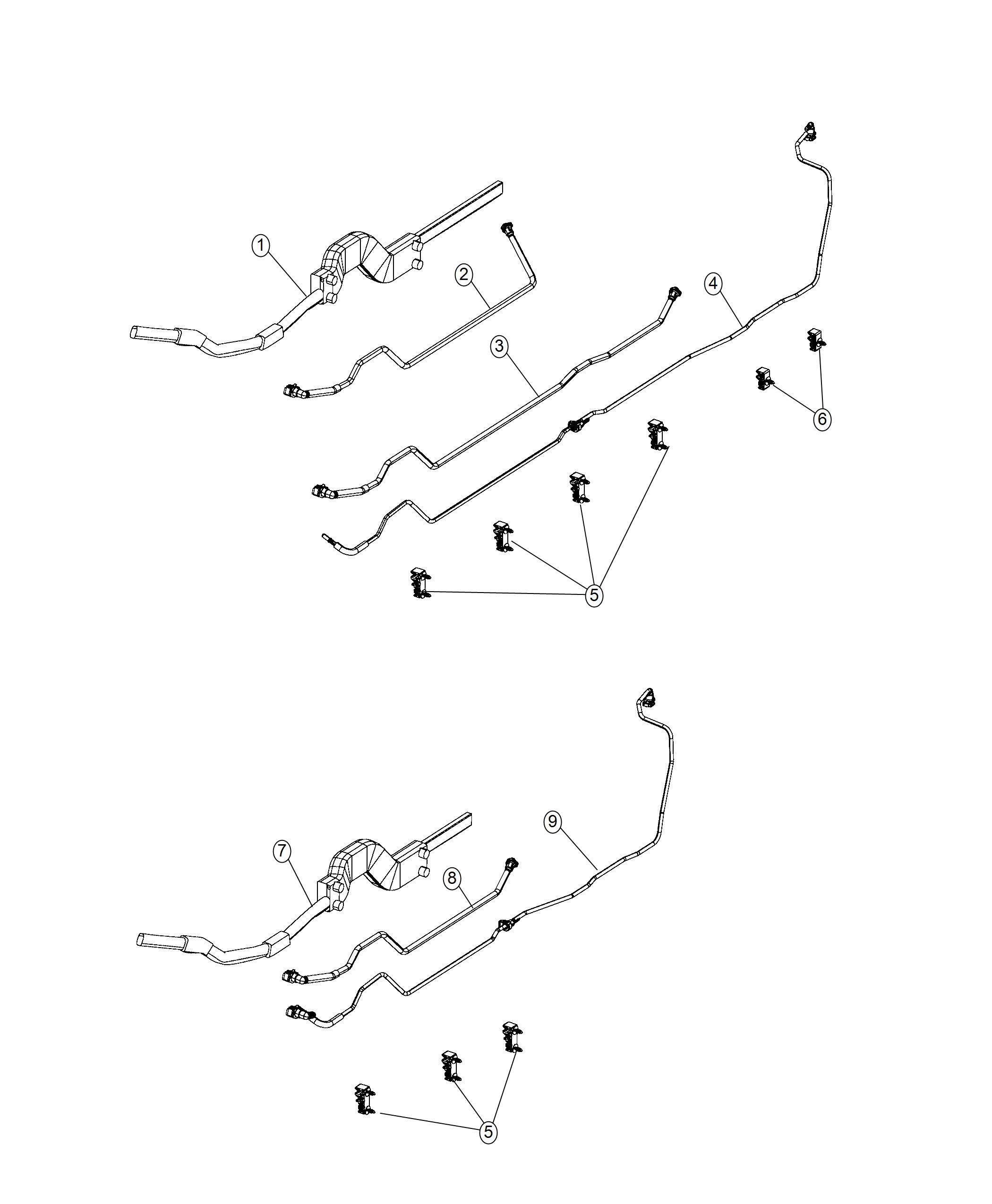 Diagram Fuel Line Chassis 3.6L [3.6L V6 24V VVT Engine]. for your 2011 Ram 1500   