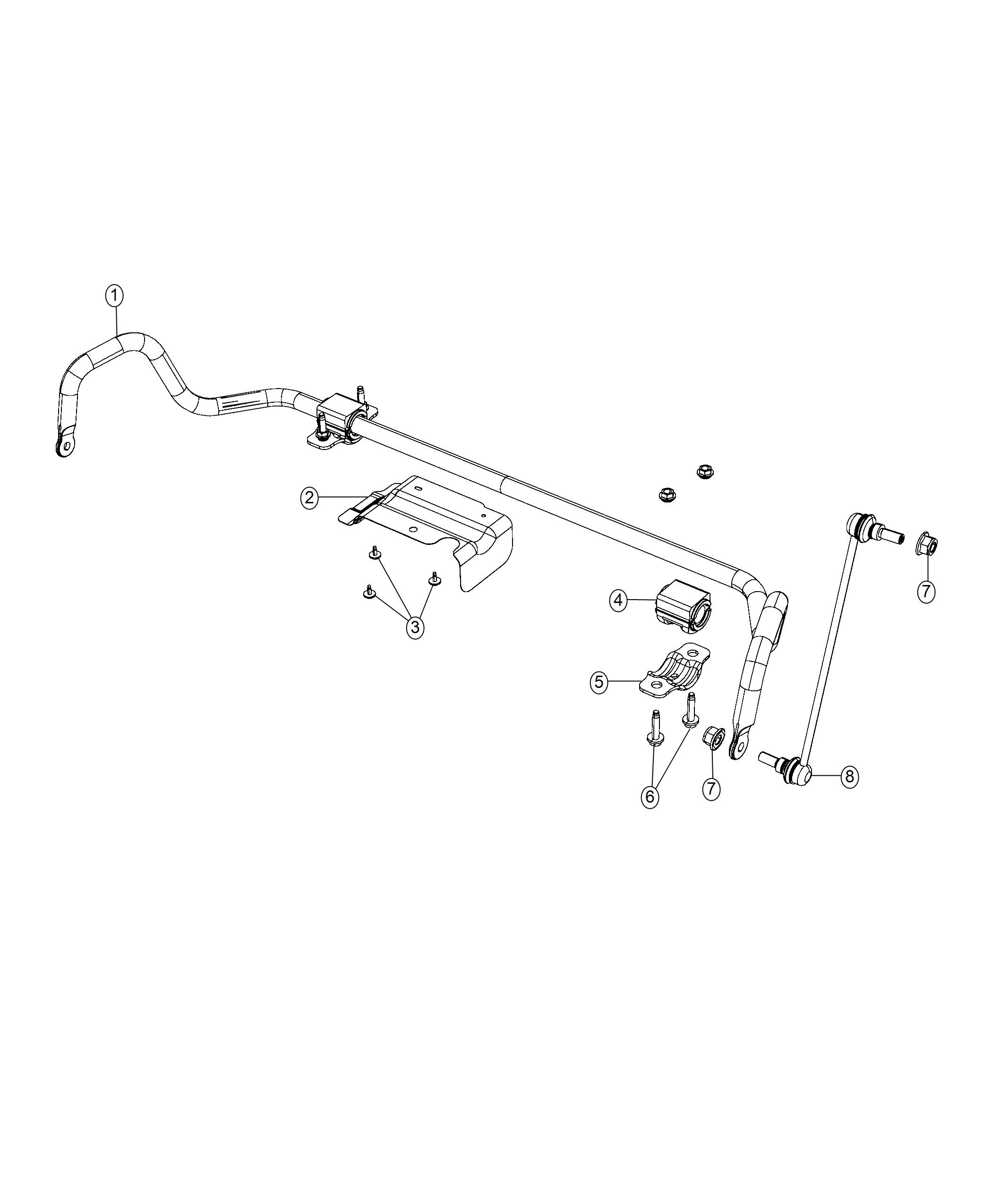 Diagram Stabilizer Bar,Front. for your Chrysler