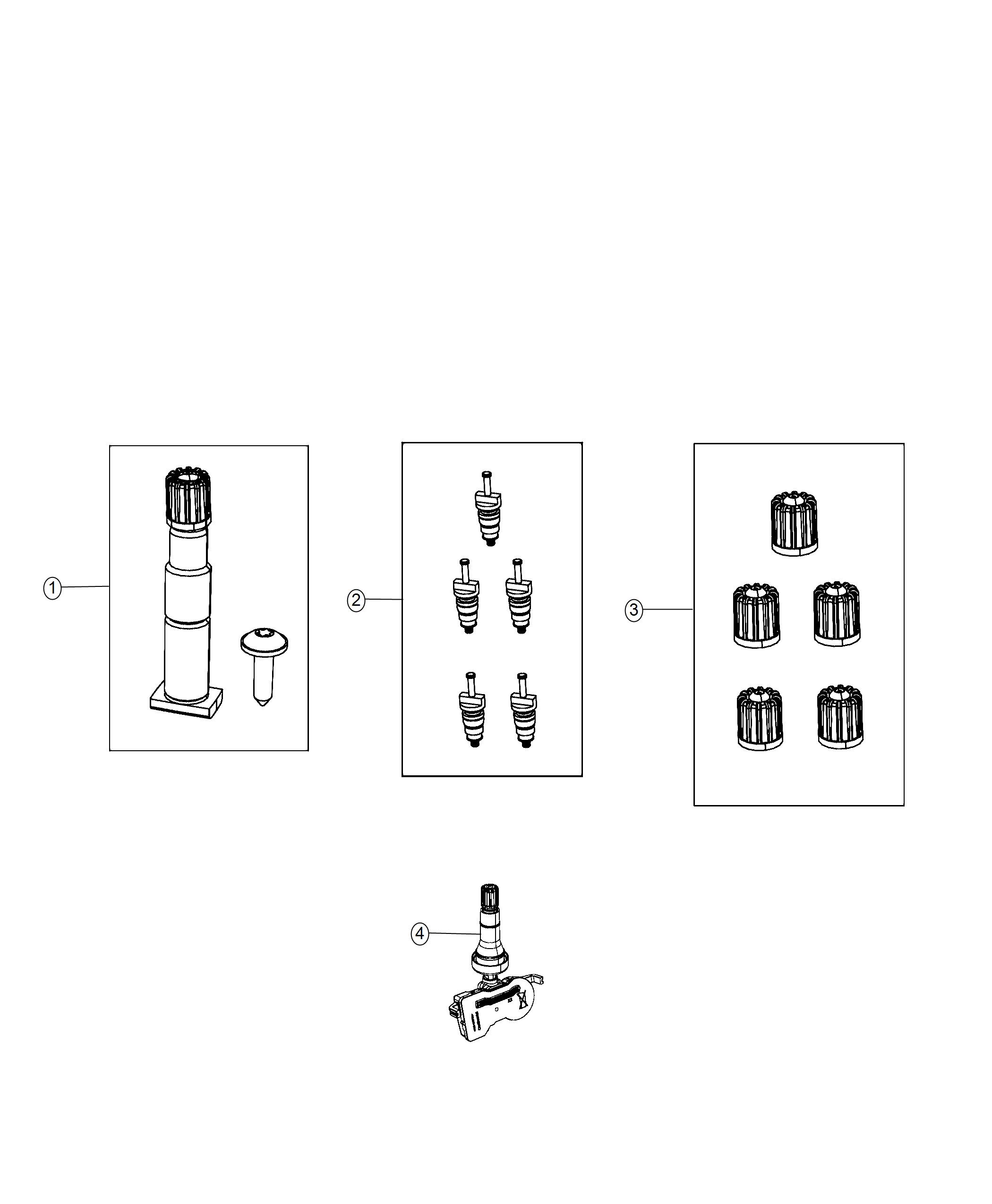 Diagram Tire Monitoring System. for your Chrysler Pacifica  