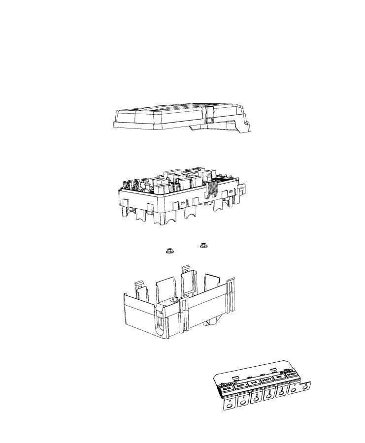 Diagram Power Distribution Center. for your Chrysler Voyager  