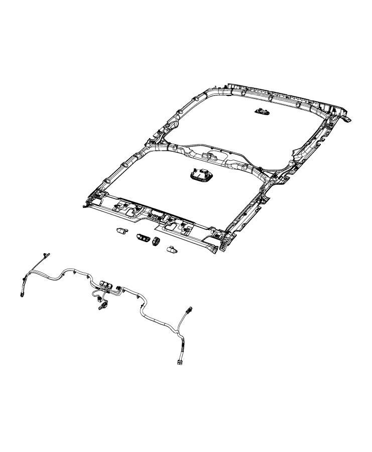 Diagram Lighting, Interior. for your Jeep Wrangler  