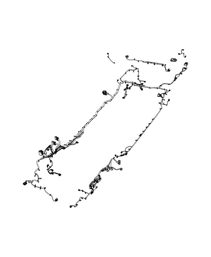 Diagram Wiring, Chassis. for your Jeep Wrangler  