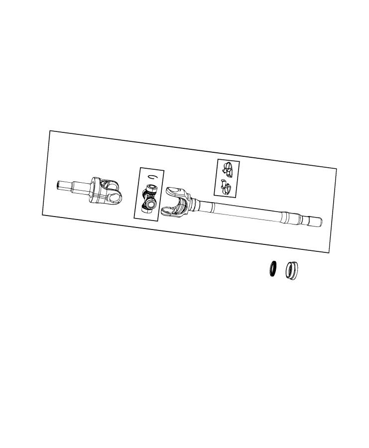 Diagram Shafts, Axle. for your 2002 Chrysler 300  M 