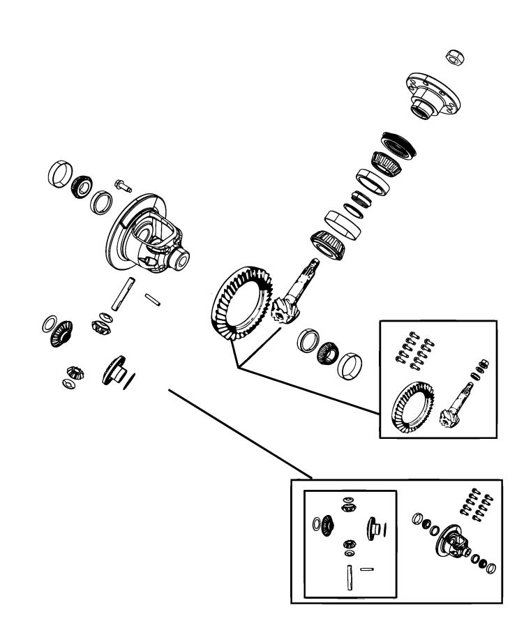 Diagram Differential Assembly. for your Chrysler 300  M