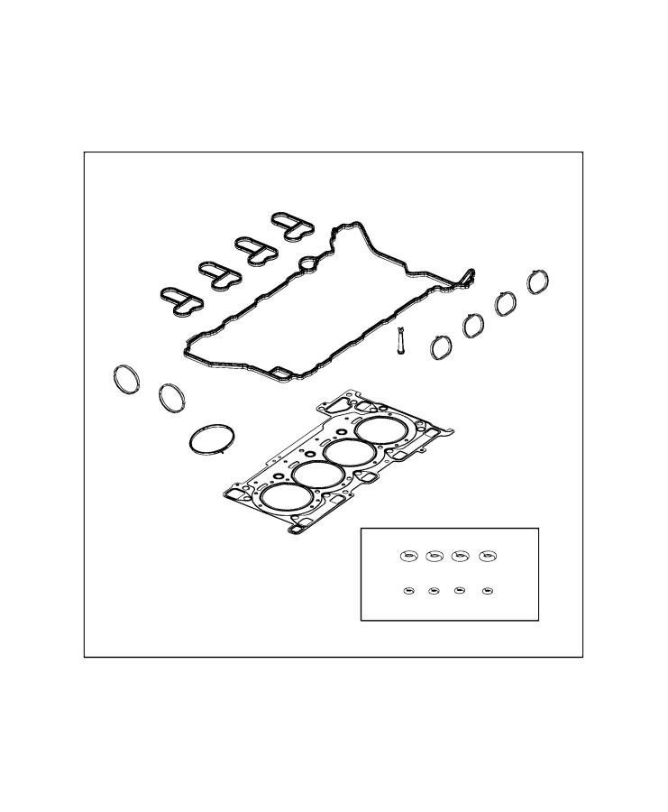 Diagram Engine Gasket/Install Kits 2.0L Direct Injected Turbo. for your 2001 Chrysler 300  M 