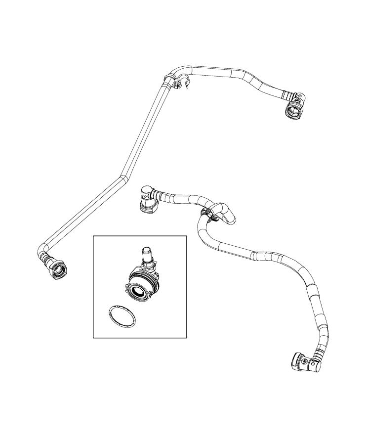 Diagram Crankcase Ventilation 3.6L. for your Jeep