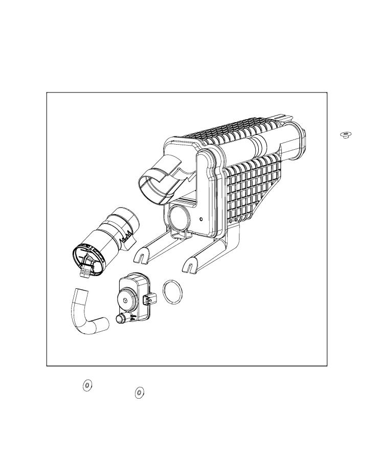 Diagram Vapor Canister/Leak Detection Pump [50 State Emissions]. for your 1999 Chrysler 300  M 