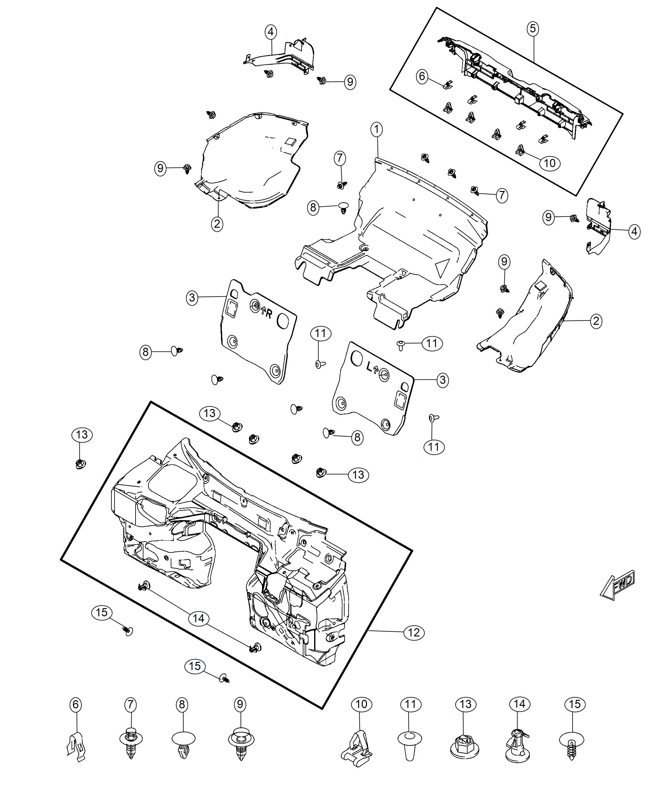 Diagram Silencers. for your 2004 Chrysler 300  M 