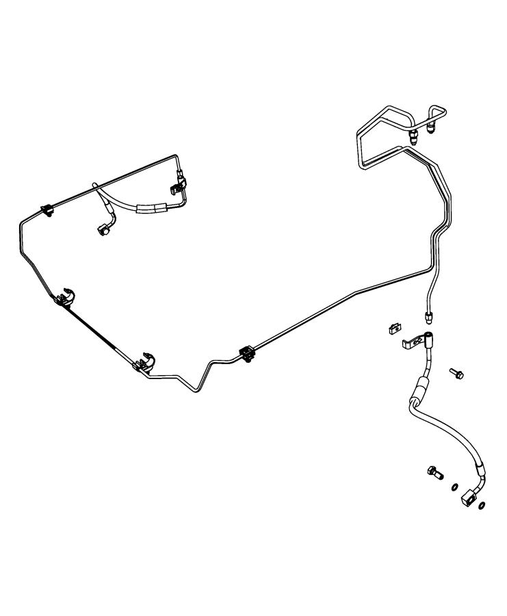 Brake Tubes and Hoses,Front. Diagram