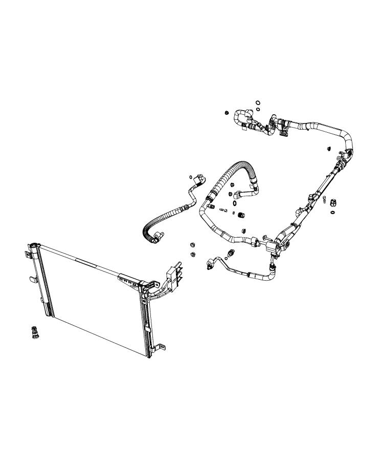 Diagram A/C Plumbing. for your 2019 Chrysler 300   