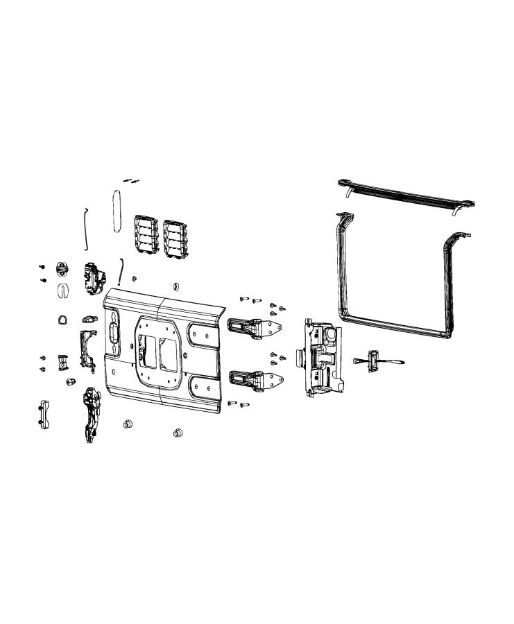 Tailgate. Diagram