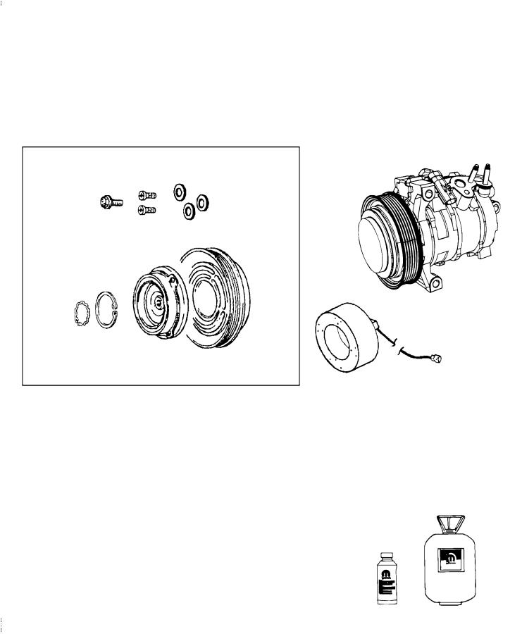 Diagram A/C Compressor. for your 2004 Chrysler 300  M 