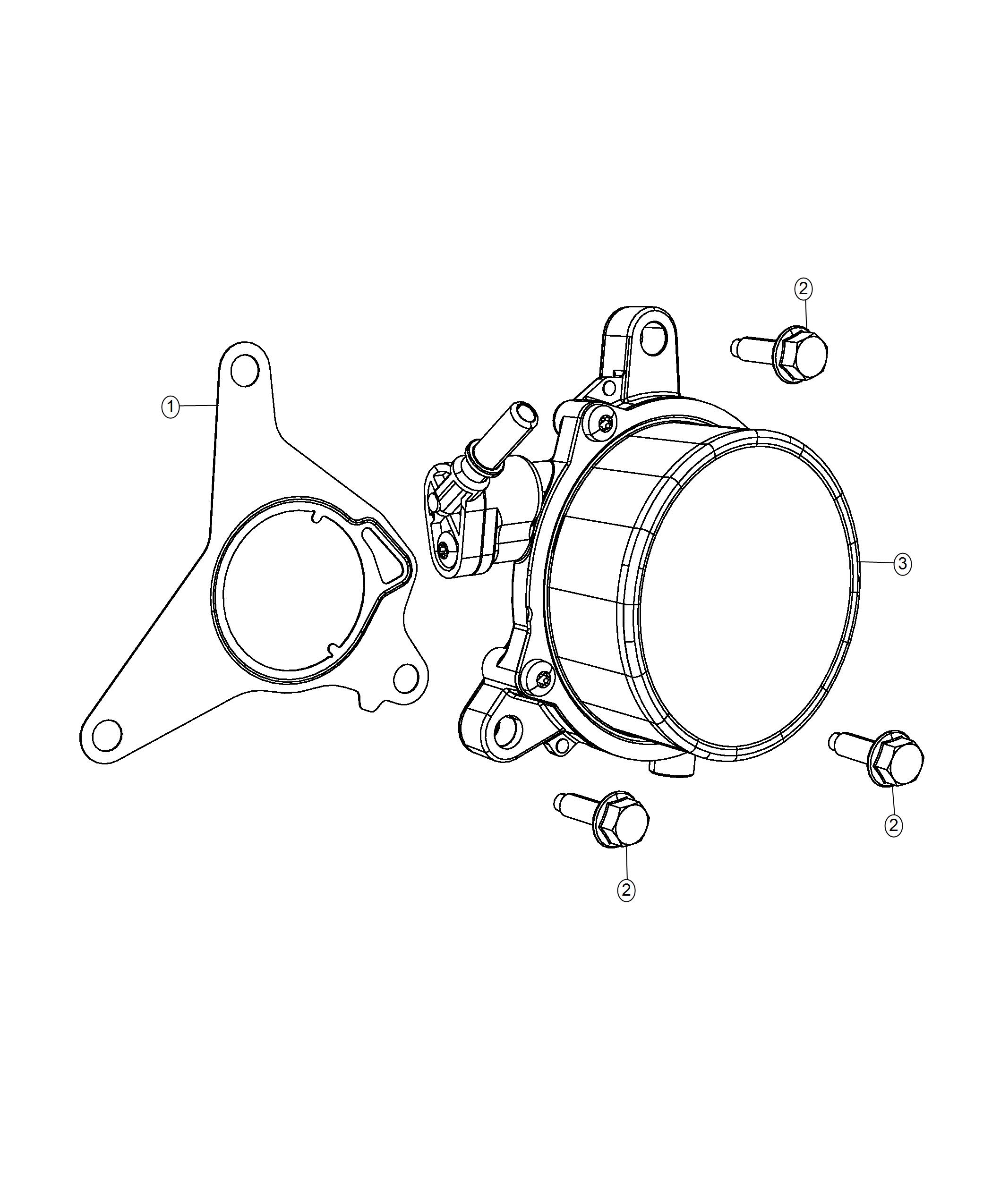 Diagram Vacuum Pump. for your Fiat 500X  