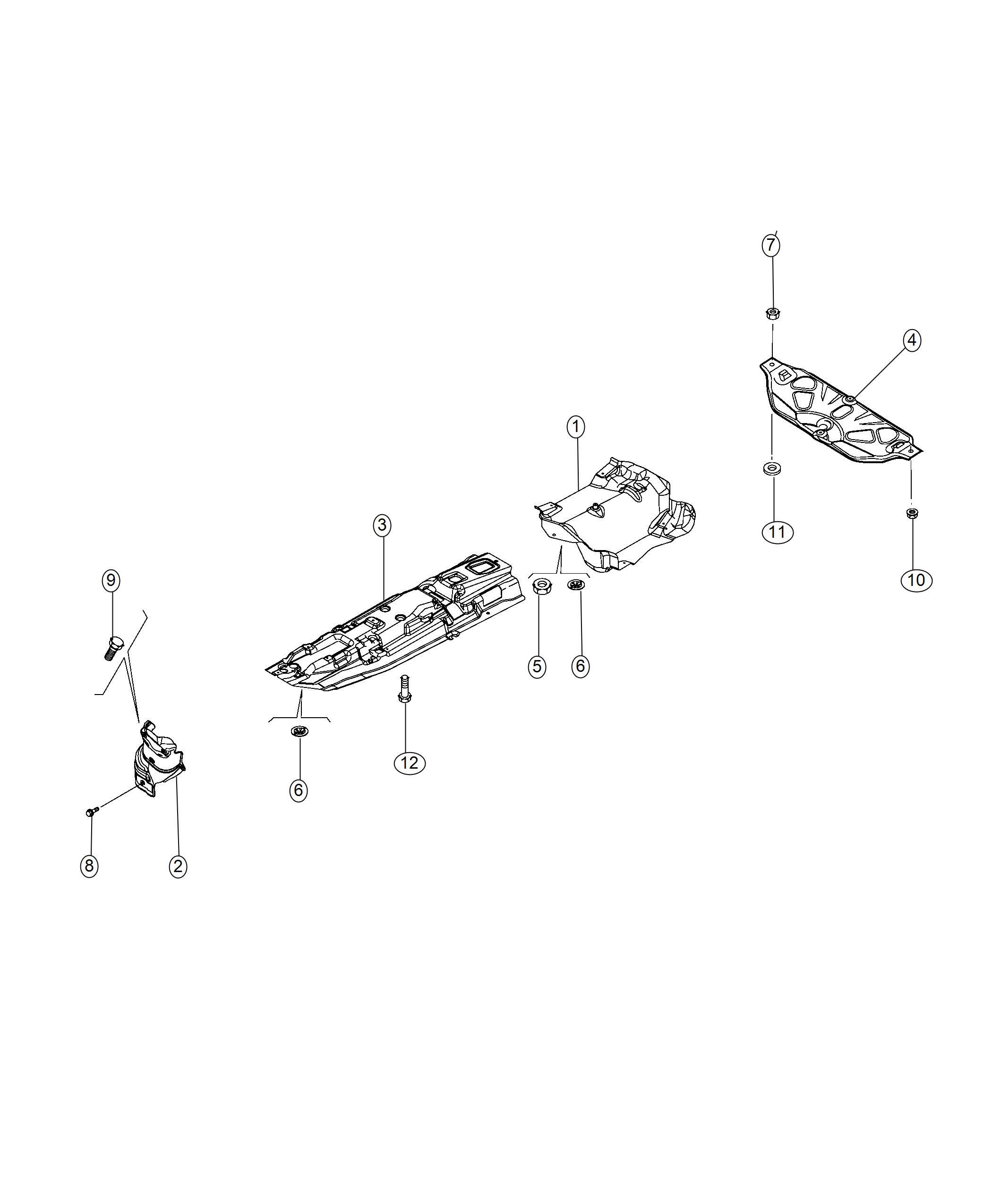 Exhaust Heat Shield. Diagram