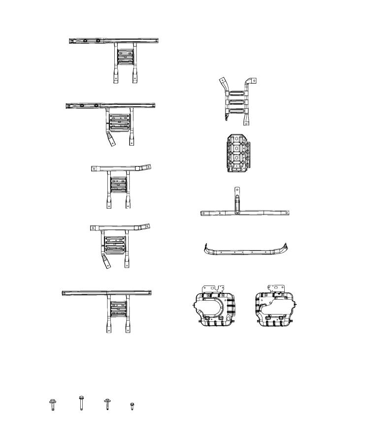 Diagram Skid Plates. for your 2004 Chrysler 300  M 