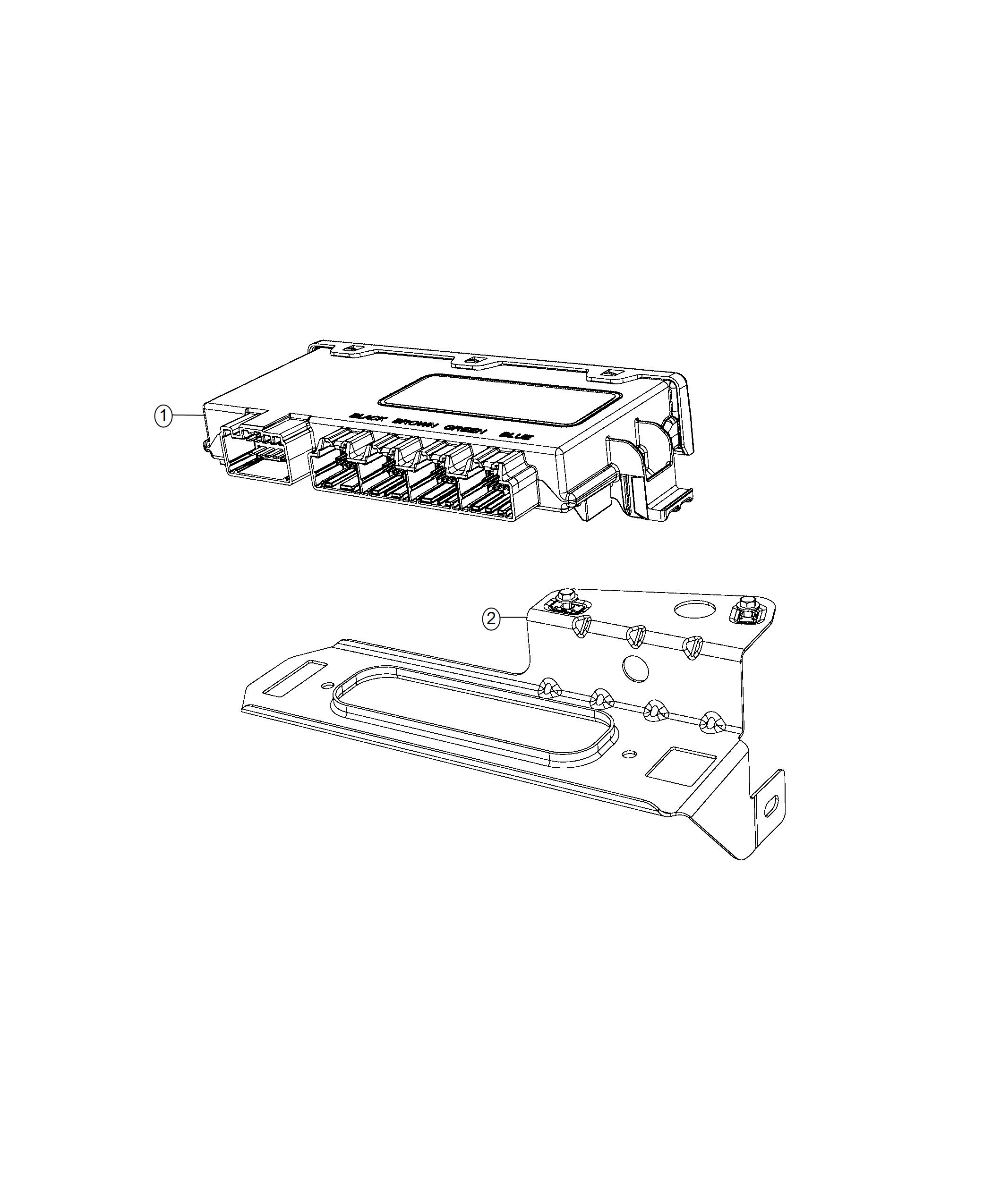 Diagram Module, Vehicle Systems Interface. for your 2022 Ram 1500   