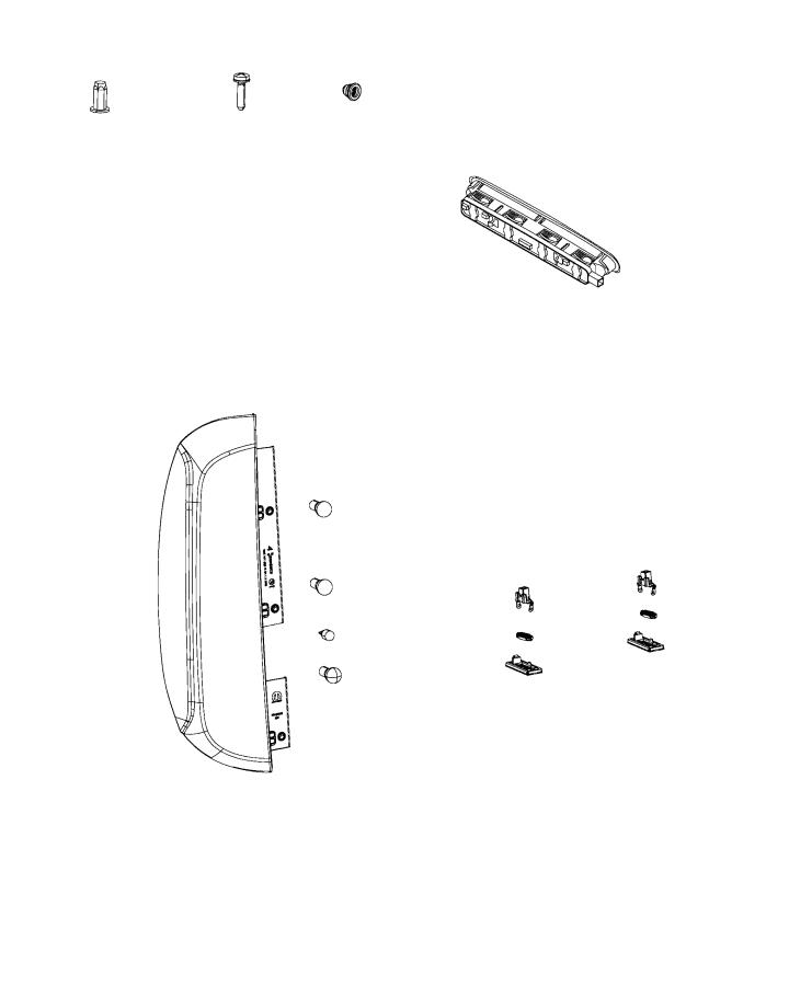 Diagram Lamps, Rear. for your Chrysler 300  M