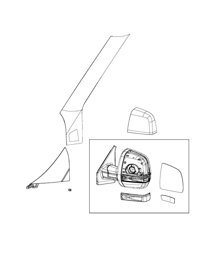 Exterior Mirrors. Diagram