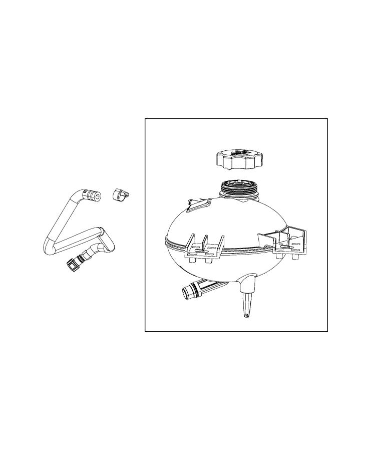 Diagram Coolant Recovery Bottle. for your 2002 Chrysler 300  M 