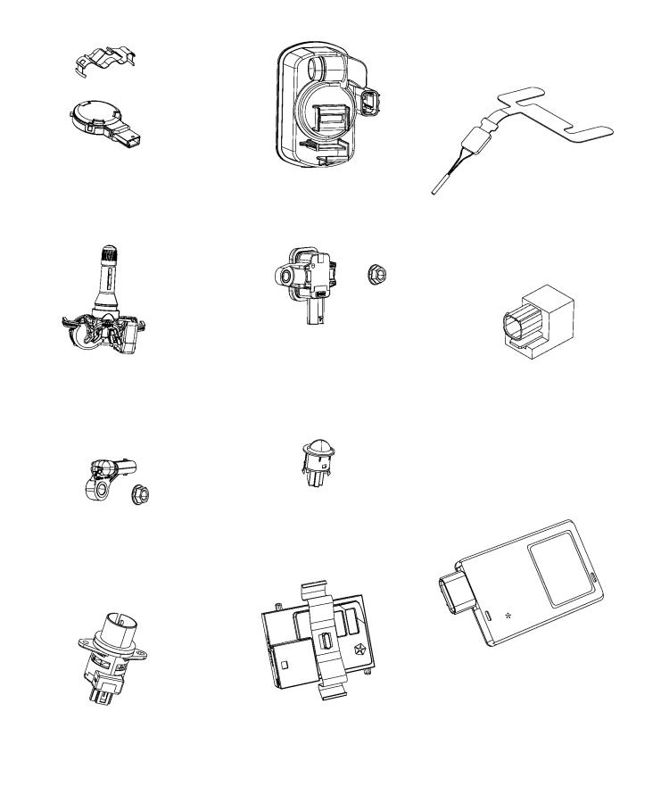 Diagram Sensors, Body. for your Chrysler 300  M