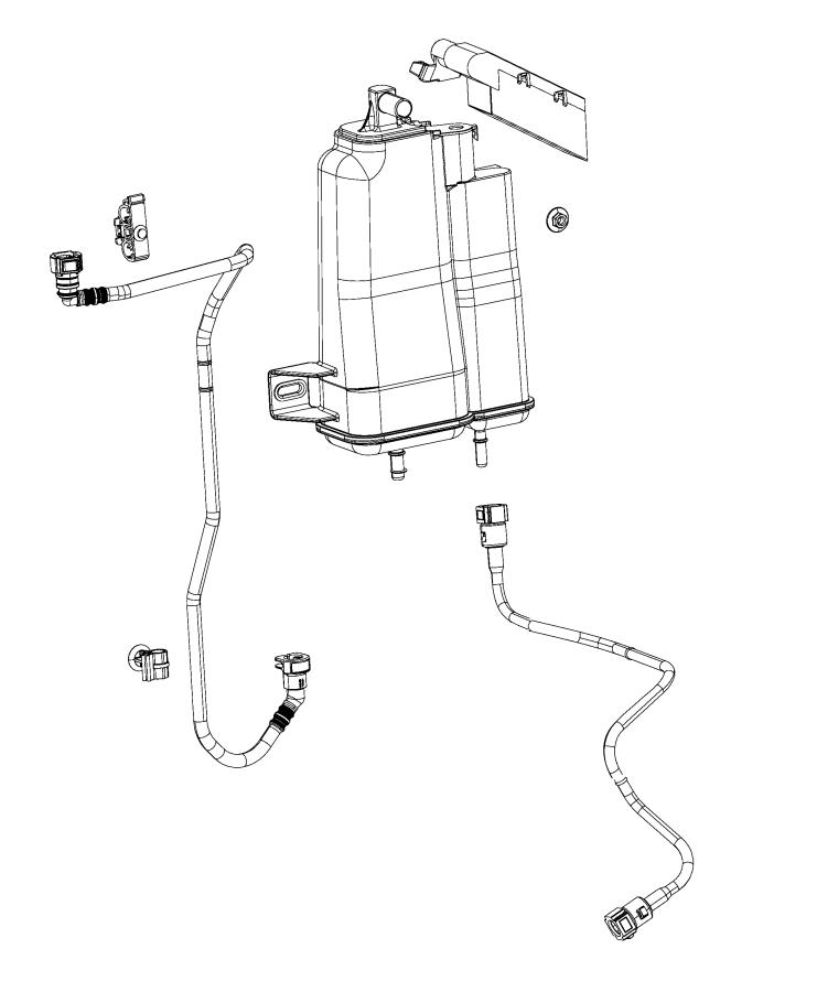 Diagram Vapor Canister and Leak Detection Pump. for your 2003 Dodge Grand Caravan   