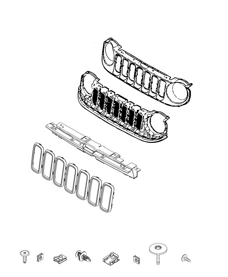 Diagram Grilles. for your 2004 Chrysler 300  M 