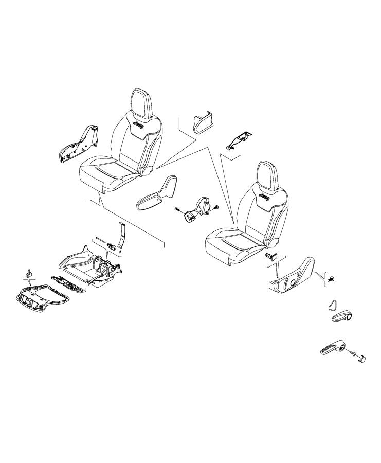 Diagram Handles, Shields And Under Cushion Storage. for your Chrysler 300  M