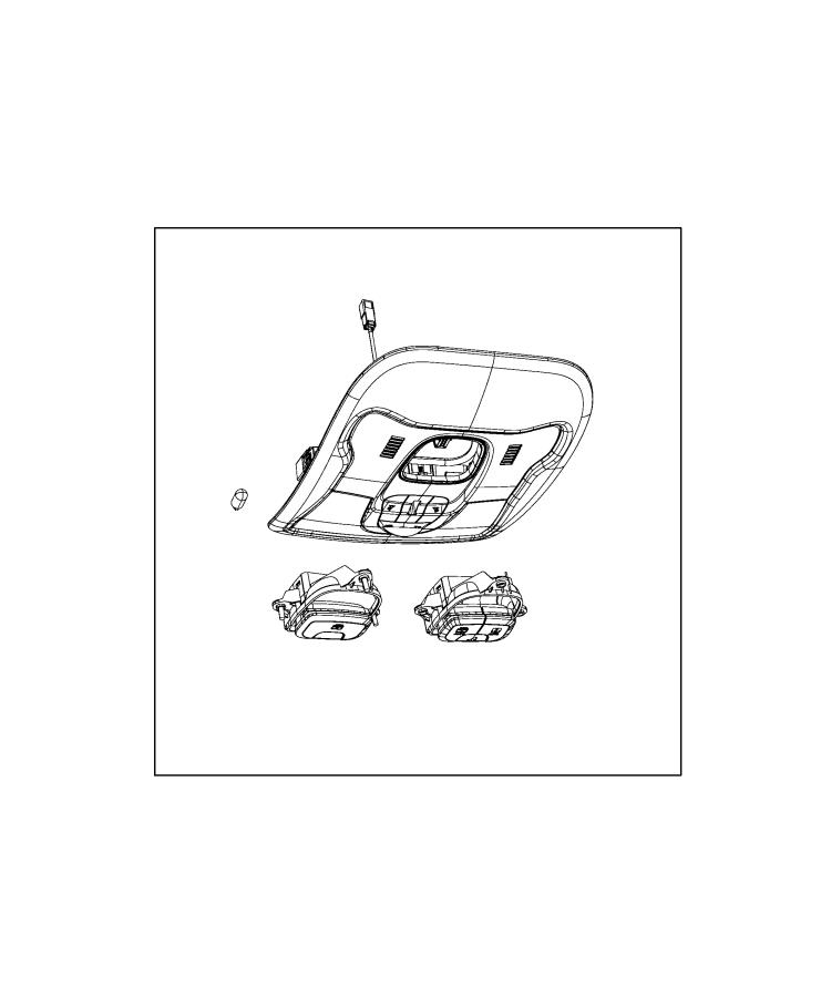 Diagram Overhead Consoles. for your Jeep