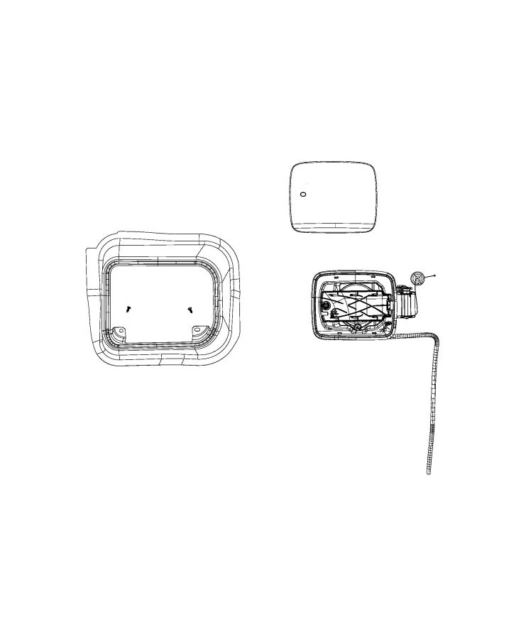 Diagram Fuel Filler Door. for your 1998 Jeep Grand Cherokee   